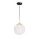 KAVE HOME Mahala loftlampe - hvid glas og messing stl 