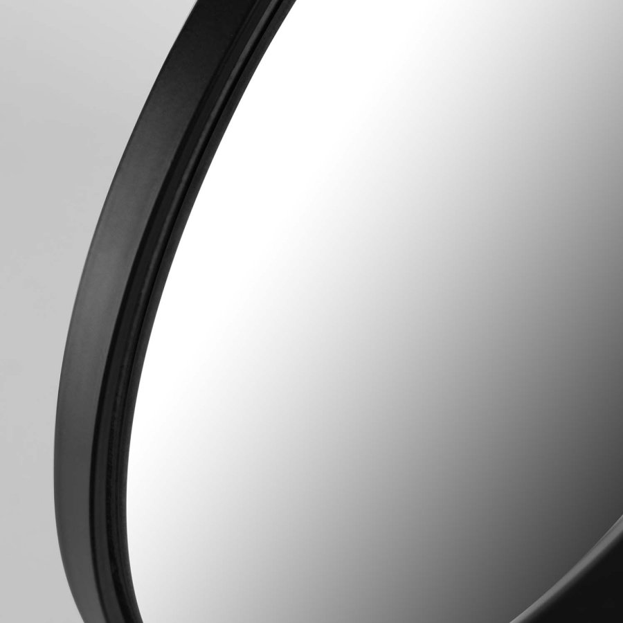 KAVE HOME Libia bordspeil - speilglass og svart jern (36x45) 