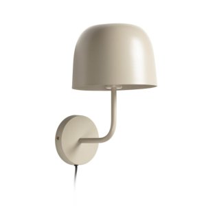 KAVE HOME Alish vgglampa - beige metall