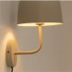 KAVE HOME Alish vegglampe - beige metall