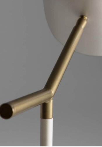 KAVE HOME Alish gulvlampe - beige metal