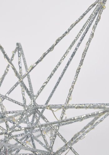 KAVE HOME Nicoletta stort stjernelys i slv