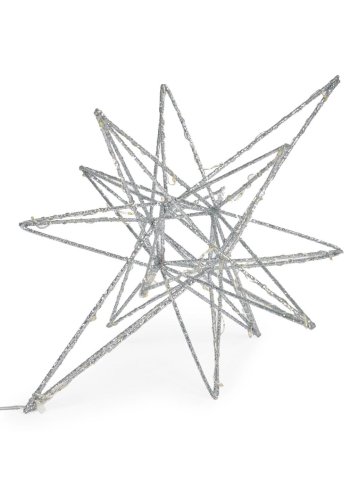 KAVE HOME Nicoletta stort stjernelys i slv