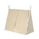 KAVE HOME Maralis tipi seng laget av massivt bketre med hvit finish, for 70 x 140 cm madrass