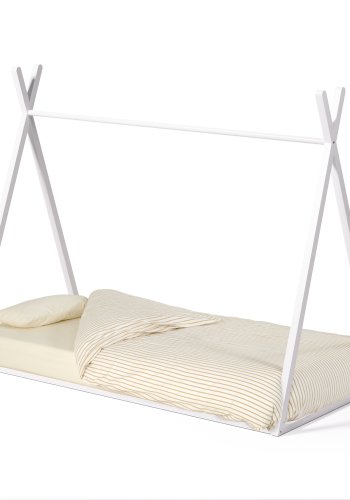 KAVE HOME Maralis tipi barneseng - hvit bketre (for 90x190 cm madrass)