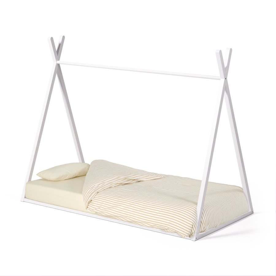 KAVE HOME Maralis tipi barneseng - hvit bketre (for 90x190 cm madrass)