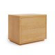 KAVE HOME Abilen nattbord, m. 2 skuffer - naturlig eikefiner (53x36)