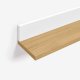 KAVE HOME Abilen hylle i 100 % FSC eikefiner og hvit lakk 120 x 15 cm
