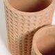 KAVE HOME Celi blomsterpotte, rund - naturlig terrakotta (sett m. 2) ( 25/34)