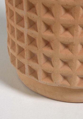 KAVE HOME Celi blomsterpotte, rund - naturlig terrakotta (sett m. 2) ( 25/34)