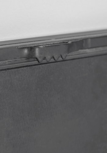 KAVE HOME Ulrica veggspeil, firkantet - speilglass og sort stl (80x80)