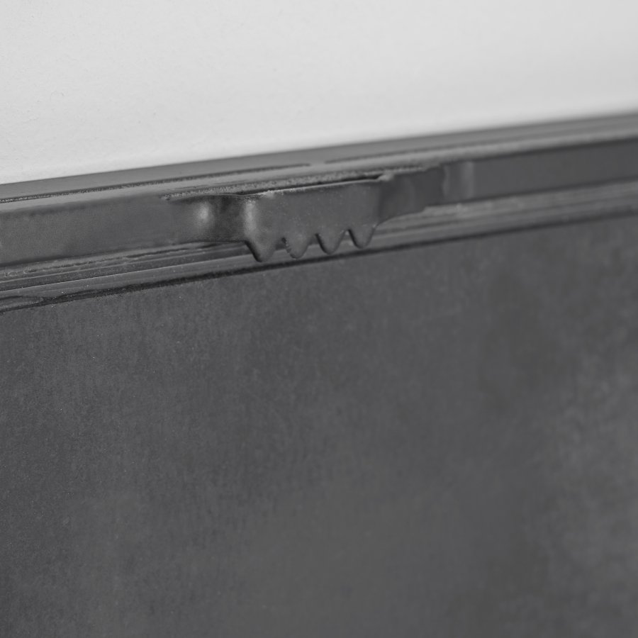 KAVE HOME Ulrica veggspeil, firkantet - speilglass og sort stl (80x80)