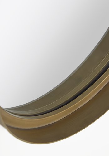 KAVE HOME Tiare veggspeil, ovalt - gull stl (31,5x100)