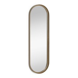 KAVE HOME Tiare v&auml;ggspegel, oval - guld st�l (31,5x100)