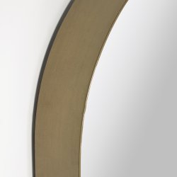 KAVE HOME Tiare vgspejl, oval - guld stl (31x61,5)