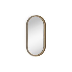 KAVE HOME Tiare vgspejl, oval - guld stl (31x61,5)