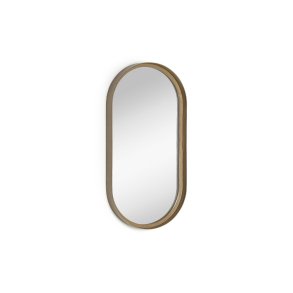 KAVE HOME Tiare vgspejl, oval - guld stl (31x61,5)