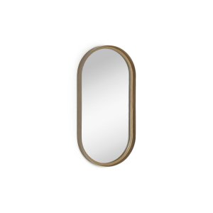KAVE HOME Tiare vgspejl, oval - guld stl (31x61,5)