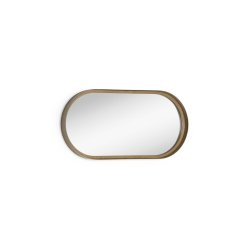 KAVE HOME Tiare vgspejl, oval - guld stl (31x61,5)