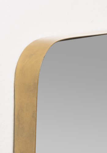 KAVE HOME Marco veggspeil, rektangulrt - speilglass og gullstl (55x150,5)