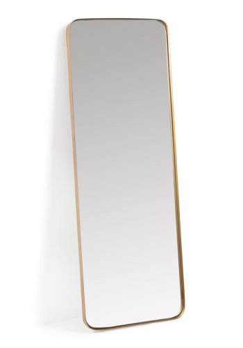 KAVE HOME Marco veggspeil, rektangulrt - speilglass og gullstl (55x150,5)