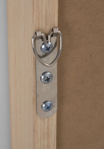 KAVE HOME Nerina speil, for vegg/gulv, med ramme - naturlig valntt MDF og speilglass (52x152)