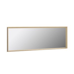 KAVE HOME Nerina Mirror, för Vägg / Golv, med Ram - Naturvalnöt MDF och Spegelglas (52 x 152 cm)