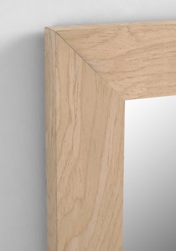 KAVE HOME Wilany veggspeil, rektangulrt - speilglass og naturlig MDF (52,5x152,5)