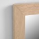 KAVE HOME Wilany veggspeil, rektangulrt - speilglass og naturlig MDF (52,5x152,5)