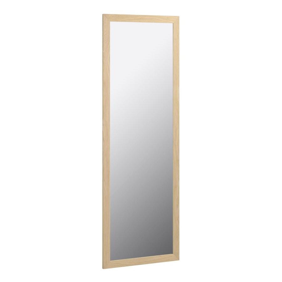KAVE HOME Wilany veggspeil, rektangulrt - speilglass og naturlig MDF (52,5x152,5)