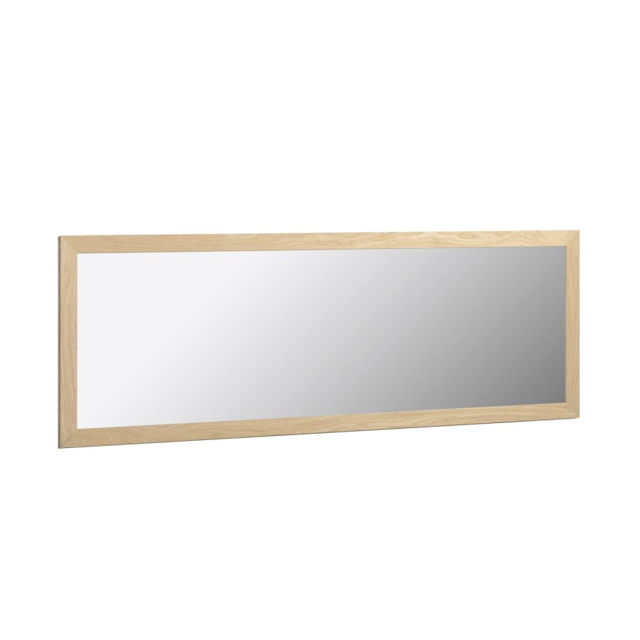 KAVE HOME Wilany veggspeil, rektangulrt - speilglass og naturlig MDF (52,5x152,5)