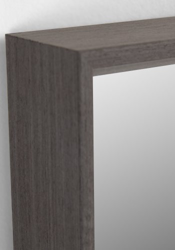 KAVE HOME Nerina veggspeil, rektangulrt, m. smal ramme - mrk eikefiner (80x180)