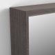 KAVE HOME Nerina veggspeil, rektangulrt, m. smal ramme - mrk eikefiner (80x180)