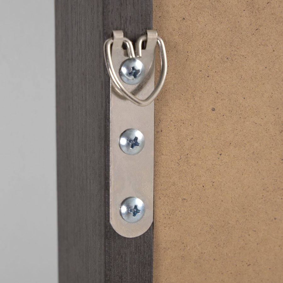 KAVE HOME Nerina veggspeil, rektangulrt, m. smal ramme - mrk eikefiner (80x180)