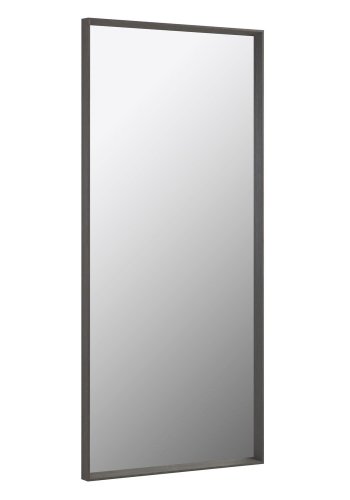 KAVE HOME Nerina veggspeil, rektangulrt, m. smal ramme - mrk eikefiner (80x180)