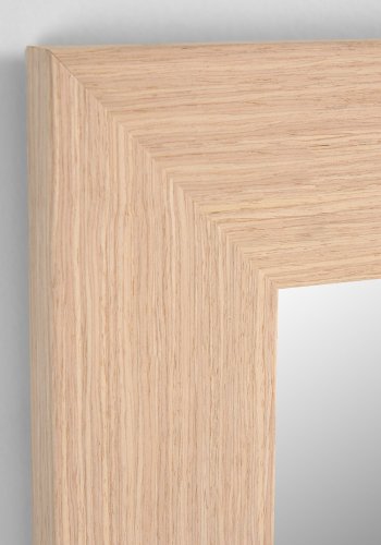 KAVE HOME Yvaine veggspeil, rektangulrt - naturlig eikefiner (80,5x180,5)