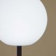 KAVE HOME Dinesh bordlampe, trdls - svart stl og hvit polyetylen ( 30)