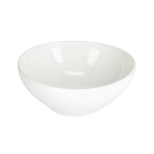 KAVE HOME Pahi stor skl, rund - hvid porceln (24)