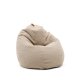 KAVE HOME Vicka puff i beige boucl, 70 cm