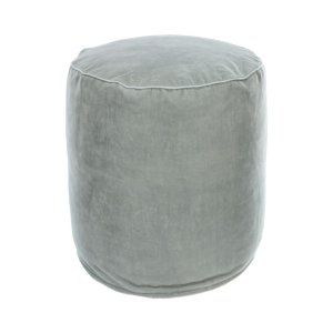 KAVE HOME Brunetta puf, rund - lys turkis fljl (40)