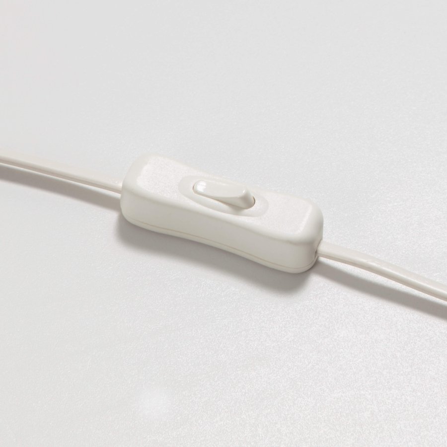 KAVE HOME Damila vegglampe - naturlig rotting og hvitt metall