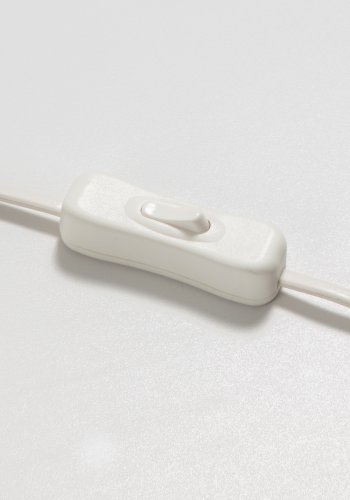 KAVE HOME Erna bordlampe - naturlig bambus og beige keramikk