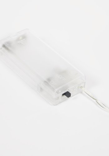 KAVE HOME Mishell krans, m. lys gr stl (35x35)