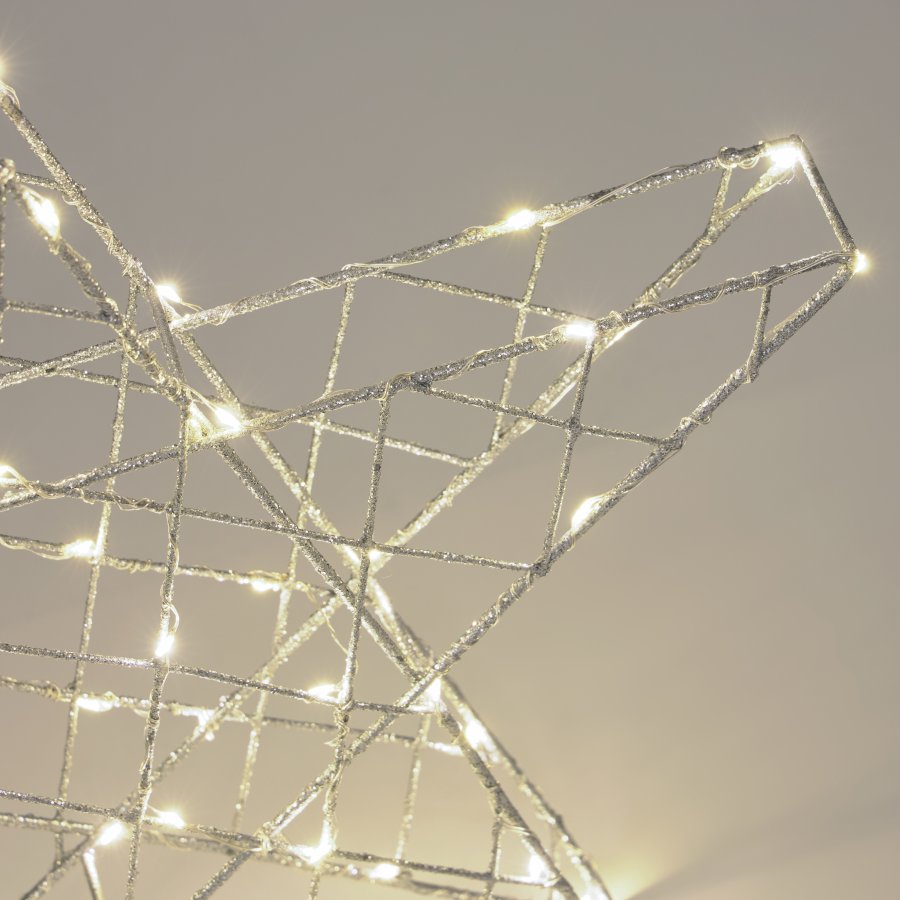 KAVE HOME Orazia stjernelys i grtt