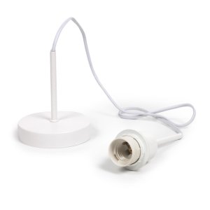 KAVE HOME Fulvia taklampsarmatur - vit metall