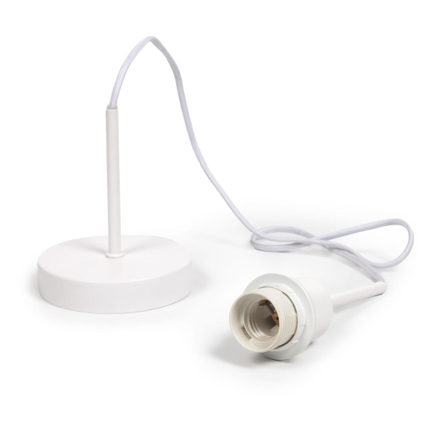 KAVE HOME Fulvia taklampe armatur - hvitt metall