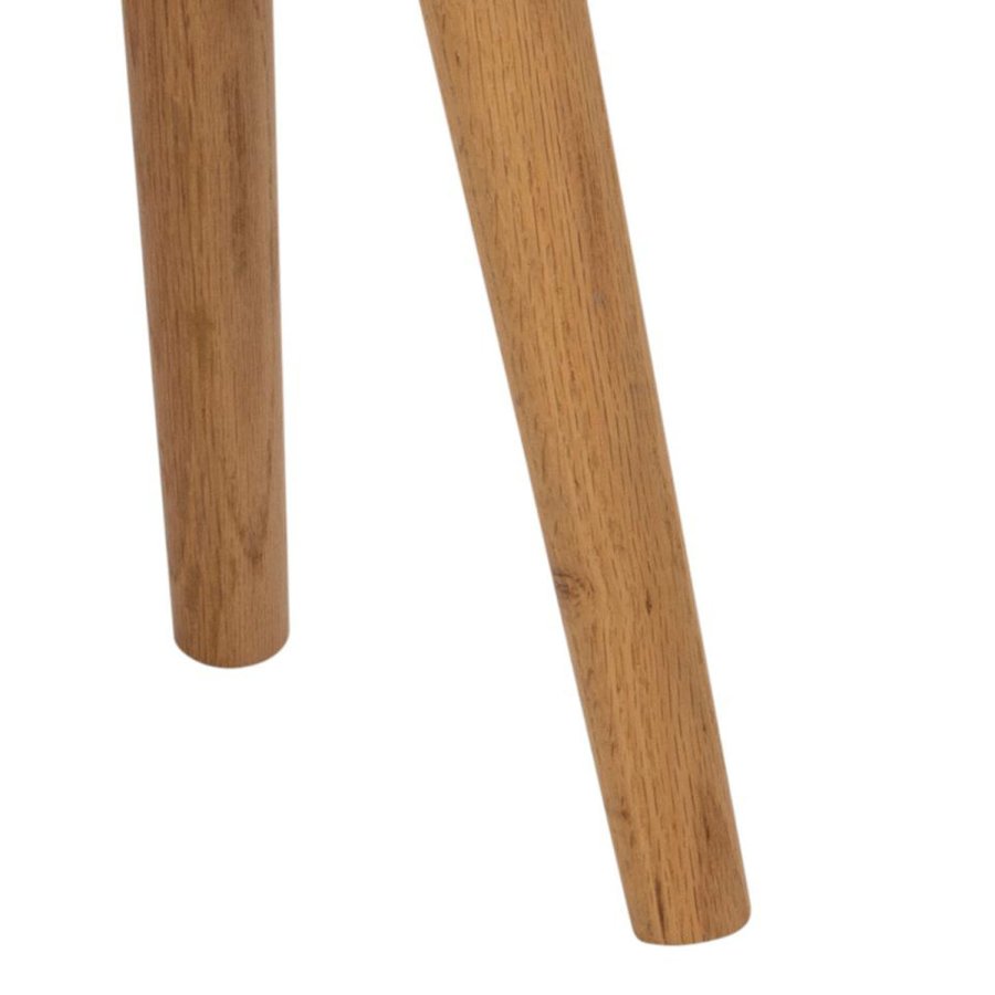 ACT NORDIC Mitra Nachttisch, mit 1 Schublade – Weißholz und Natureiche (40x30)