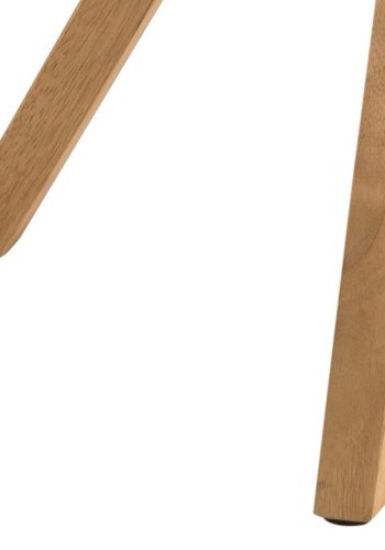 ACT NORDIC Dima Esszimmerstuhl - hellgraues Polyester und Naturkautschukholz