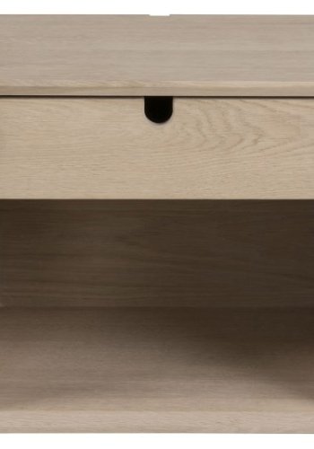 ACT NORDIC Century sängbord - ekfaner, med 1 lda, kan hängas