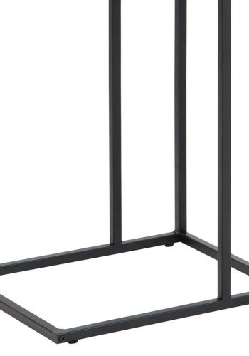 ACT NORDIC Seaford laptopbord - natur papir vildeg og sort metal (43x35)